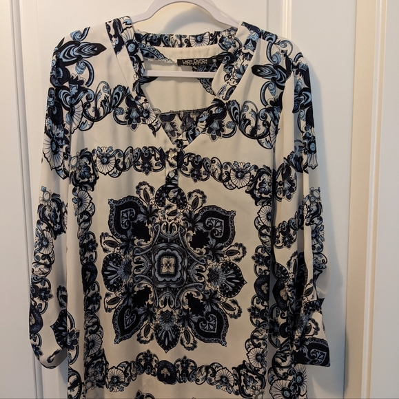 Lady Dutch flower blouse - Picture 1 of 3